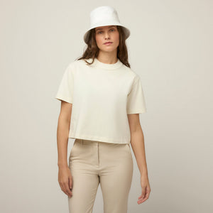 Tilley Rib Neckline Cropped T 恤|戶外運動及日常生活 | 海外代購-戶外服飾-FIT MART 香港智能健康及運動生活用品專門店:筋膜槍、瑜伽輔助工具、智能健身設備