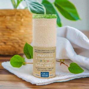 Öko Créations Lingette de coton biologique (pqt 1) 可重用生活用品|日常生活及個人護理 | 海外代購-可重用清潔布-FIT MART 香港智能健康及運動生活用品專門店:筋膜槍、瑜伽輔助工具、智能健身設備