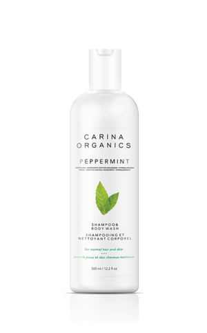 【日常健康生活】Carina Organics 薄荷 洗頭沐浴露 | 海外代購-洗頭及沐浴護理-FIT MART 香港智能健康及運動生活用品專門店:筋膜槍、瑜伽輔助工具、智能健身設備