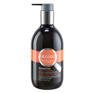 【日常健康生活】Hush Brands Decode Personal Care For Men Hair Thickening 洗頭水|500ml | 海外代購-頭髮護理-FIT MART 香港智能健康及運動生活用品專門店:筋膜槍、瑜伽輔助工具、智能健身設備