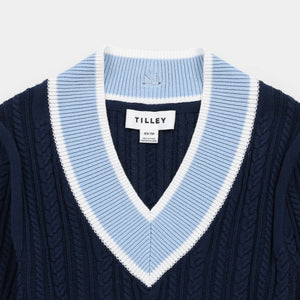 Tilley V Neck Cable 毛衣|戶外運動及日常生活 | 海外代購-戶外服飾-FIT MART 香港智能健康及運動生活用品專門店:筋膜槍、瑜伽輔助工具、智能健身設備