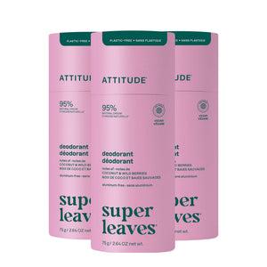 【健康生活精選】ATTITUDE 體香膏 3|Pack | 海外代購-身體護理-FIT MART 香港智能健康及運動生活用品專門店:筋膜槍、瑜伽輔助工具、智能健身設備