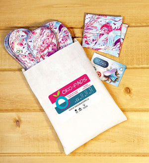 Öko Créations Kit Öko|Pads | Trousse pour cycle complet 可重用生活用品|日常生活及個人護理 | 海外代購-可重用個人及生活用品-FIT MART 香港智能健康及運動生活用品專門店:筋膜槍、瑜伽輔助工具、智能健身設備