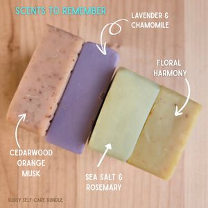 Fresh Suds Soapery Herbal 手工皂套裝|Self|Care Ritual (四件裝)|戶外運動及日常生活 | 海外代購-手工皂套裝-FIT MART 香港智能健康及運動生活用品專門店:筋膜槍、瑜伽輔助工具、智能健身設備