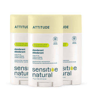 【健康生活精選】ATTITUDE 體香膏 3|Pack|敏感肌 | 海外代購-身體護理-FIT MART 香港智能健康及運動生活用品專門店:筋膜槍、瑜伽輔助工具、智能健身設備