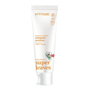 【健康生活精選】ATTITUDE Kids Fluoride Free 牙膏 | 海外代購-母嬰護理-FIT MART 香港智能健康及運動生活用品專門店:筋膜槍、瑜伽輔助工具、智能健身設備