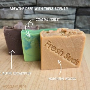 Fresh Suds Soapery Woodland Bliss 套裝|戶外運動及日常生活 | 海外代購-手工皂套裝-FIT MART 香港智能健康及運動生活用品專門店:筋膜槍、瑜伽輔助工具、智能健身設備