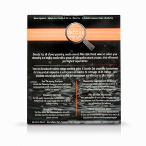 【日常健康生活】Hush Brands Decode Personal Care For Men 3pc 天然 Hair Grooming Set | 海外代購-護膚及個人護理用品-FIT MART 香港智能健康及運動生活用品專門店:筋膜槍、瑜伽輔助工具、智能健身設備