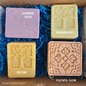 Fresh Suds Soapery Herbal 手工皂套裝|Self|Care Ritual (四件裝)|戶外運動及日常生活 | 海外代購-手工皂套裝-FIT MART 香港智能健康及運動生活用品專門店:筋膜槍、瑜伽輔助工具、智能健身設備