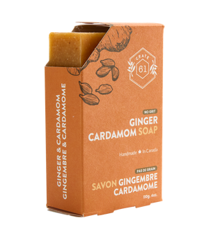 Crate 61 Organics Ginger & Cardamom 手工皂|日常生活及個人護理 | 海外代購-手工皂-FIT MART 香港智能健康及運動生活用品專門店:筋膜槍、瑜伽輔助工具、智能健身設備