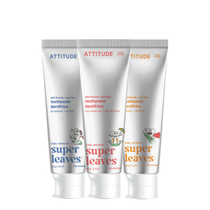 【健康生活精選】ATTITUDE Kids Fluoride 牙膏 | 海外代購-母嬰護理-FIT MART 香港智能健康及運動生活用品專門店:筋膜槍、瑜伽輔助工具、智能健身設備