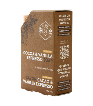 Crate 61 Organics Cocoa & Vanilla Espresso 手工皂|日常生活及個人護理 | 海外代購-手工皂-FIT MART 香港智能健康及運動生活用品專門店:筋膜槍、瑜伽輔助工具、智能健身設備