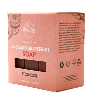 Crate 61 Organics Avocado Grapefruit 手工皂|日常生活及個人護理 | 海外代購-手工皂-FIT MART 香港智能健康及運動生活用品專門店:筋膜槍、瑜伽輔助工具、智能健身設備