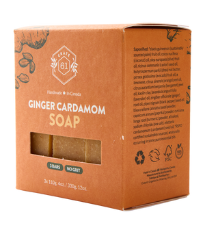 Crate 61 Organics Ginger & Cardamom 手工皂|日常生活及個人護理 | 海外代購-手工皂-FIT MART 香港智能健康及運動生活用品專門店:筋膜槍、瑜伽輔助工具、智能健身設備