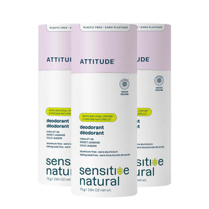 【健康生活精選】ATTITUDE 體香膏 3|Pack|敏感肌 | 海外代購-身體護理-FIT MART 香港智能健康及運動生活用品專門店:筋膜槍、瑜伽輔助工具、智能健身設備
