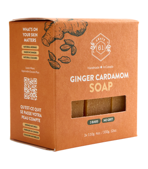 Crate 61 Organics Ginger & Cardamom 手工皂|日常生活及個人護理 | 海外代購-手工皂-FIT MART 香港智能健康及運動生活用品專門店:筋膜槍、瑜伽輔助工具、智能健身設備
