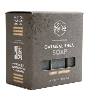 Crate 61 Organics 燕麥 Shea 手工皂|日常生活及個人護理 | 海外代購-手工皂-FIT MART 香港智能健康及運動生活用品專門店:筋膜槍、瑜伽輔助工具、智能健身設備