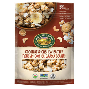 Nature's Path 有機椰子腰果醬 Granola 全穀燕麥脆脆 (720g)-Food-FIT MART 香港智能健康及運動生活用品專門店:筋膜槍、瑜伽輔助工具、智能健身設備