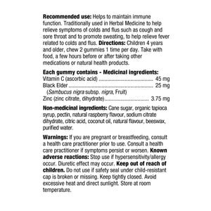 Sambucus Kids 兒童接骨木莓傷風感冒護理軟糖 (60粒 x 2樽) | 海外代購-Supplements-FIT MART 香港智能健康及運動生活用品專門店:筋膜槍、瑜伽輔助工具、智能健身設備