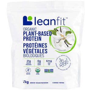 LeanFit 有機植物蛋白粉 (2kg)|Fitmart 加拿大直送-Supplements-FIT MART 香港智能健康及運動生活用品專門店:筋膜槍、瑜伽輔助工具、智能健身設備