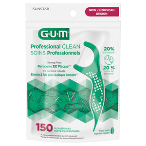 GUM 薄荷牙線棒 (150Units)|Fitmart 加拿大直送-個人護理-FIT MART 香港智能健康及運動生活用品專門店:筋膜槍、瑜伽輔助工具、智能健身設備