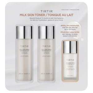 TIRTIR Milk Skin Toner 牛奶保濕爽膚水套裝 (200mL x 2 + 50mL) 產品圖片 1-Fitmart 加拿大直送健康選品