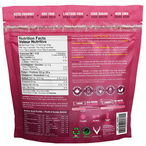 VEGAIN SURGE 透明蛋白電解質沖劑 夏日莓果檸檬味 (15g x 20包) 產品圖片 2-Fitmart 加拿大直送健康選品