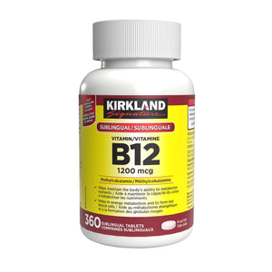 Kirkland Signature 維他命B12 1200mcg 櫻桃味舌下片 (360片) | 海外代購-Supplements-FIT MART 香港智能健康及運動生活用品專門店:筋膜槍、瑜伽輔助工具、智能健身設備