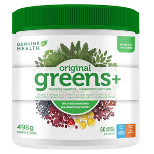 Genuine Health Original Greens+ 原味無糖超級綠色配方 (498g/60份) | 海外代購-Supplements-FIT MART 香港智能健康及運動生活用品專門店:筋膜槍、瑜伽輔助工具、智能健身設備