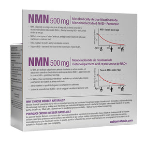 Webber Naturals NMN 500mg 素食膠囊 (90粒) | 海外代購-Supplements-FIT MART 香港智能健康及運動生活用品專門店:筋膜槍、瑜伽輔助工具、智能健身設備