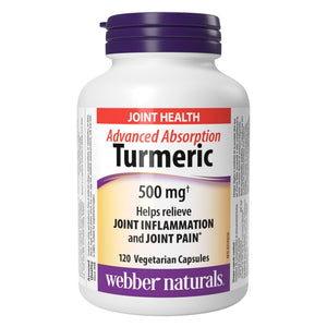 Webber Naturals Advanced 薑黃高吸收膠囊 (120粒)-Supplements-FIT MART 香港智能健康及運動生活用品專門店:筋膜槍、瑜伽輔助工具、智能健身設備