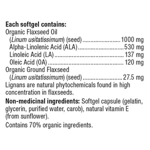 Webber Naturals 有機冷壓亞麻籽油 1000mg (420粒 超值套裝) | 海外代購-Supplements-FIT MART 香港智能健康及運動生活用品專門店:筋膜槍、瑜伽輔助工具、智能健身設備
