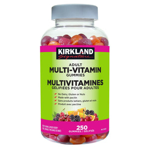 Kirkland Signature 成人綜合維他命軟糖 (250粒)-Supplements-FIT MART 香港智能健康及運動生活用品專門店:筋膜槍、瑜伽輔助工具、智能健身設備