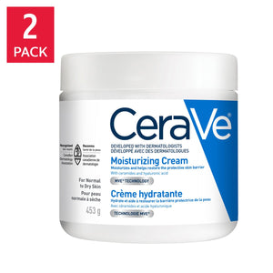 CeraVe 長效保濕修護霜 (453g x 2罐) 產品圖片 1-Fitmart 加拿大直送健康選品