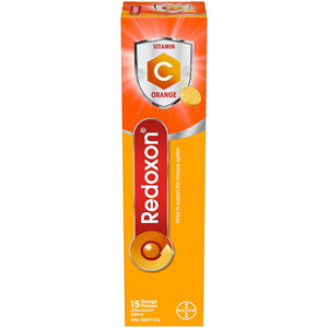 Redoxon 維他命C 1000mg 橙味發泡片 (15片)-Supplements-FIT MART 香港智能健康及運動生活用品專門店:筋膜槍、瑜伽輔助工具、智能健身設備