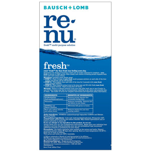Renu Fresh 多功能隱形眼鏡護理液 (480mL x 2 + 60mL + 鏡盒 x 2)-Eye Drops-FIT MART 香港智能健康及運動生活用品專門店:筋膜槍、瑜伽輔助工具、智能健身設備