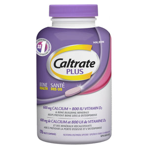 Caltrate Plus 鈣 + 維他命D3 骨骼健康片 (176片) | 海外代購-Supplements-FIT MART 香港智能健康及運動生活用品專門店:筋膜槍、瑜伽輔助工具、智能健身設備