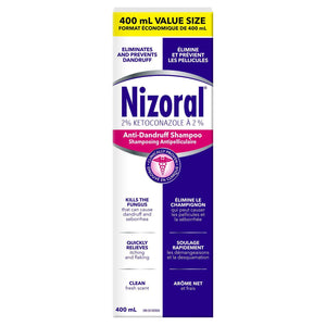 Nizoral 去頭皮屑藥用洗髮水 (400mL)|Fitmart 加拿大直送-Medicines-FIT MART 香港智能健康及運動生活用品專門店:筋膜槍、瑜伽輔助工具、智能健身設備