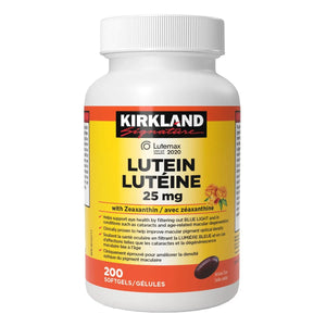 Kirkland Signature 特強葉黃素 25mg (含玉米黃素) 140粒 | 海外代購-Supplements-FIT MART 香港智能健康及運動生活用品專門店:筋膜槍、瑜伽輔助工具、智能健身設備