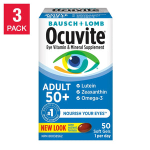 Bausch + Lomb Ocuvite 成人 50+ 護眼維他命及礦物質 (150粒 迷你軟膠囊) | 海外代購-Supplements-FIT MART 香港智能健康及運動生活用品專門店:筋膜槍、瑜伽輔助工具、智能健身設備