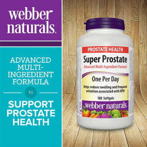 Webber Naturals Super Prostate 特強前列配方 (180粒 軟膠囊) | 海外代購-Supplements-FIT MART 香港智能健康及運動生活用品專門店:筋膜槍、瑜伽輔助工具、智能健身設備