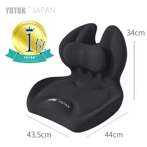 YOTOK 日本優藤悠居 辦公室人體工學護腰坐墊靠背一體墊 - 活性竹炭抑菌版-坐墊-FIT MART 香港智能健康及運動生活用品專門店:筋膜槍、瑜伽輔助工具、智能健身設備