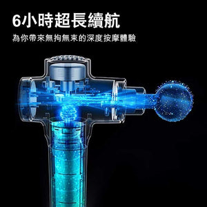 Phoenix A1S專業筋膜按摩槍 (2500mAh|9個按摩頭連鋁盒|國際版|銀色)-按摩槍-FIT MART 香港智能健康及運動生活用品專門店:筋膜槍、瑜伽輔助工具、智能健身設備