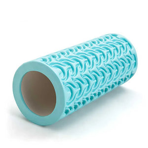 XTR Fitness泡沫軸肌肉按摩滾筒 (粉藍色)-按摩用品-FIT MART 香港智能健康及運動生活用品專門店:筋膜槍、瑜伽輔助工具、智能健身設備