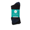 Hush Brands BOO 竹纖維 RAYON & 竹纖維 MEN’S 中筒襪｜BLACK 3PACK 主產品圖
