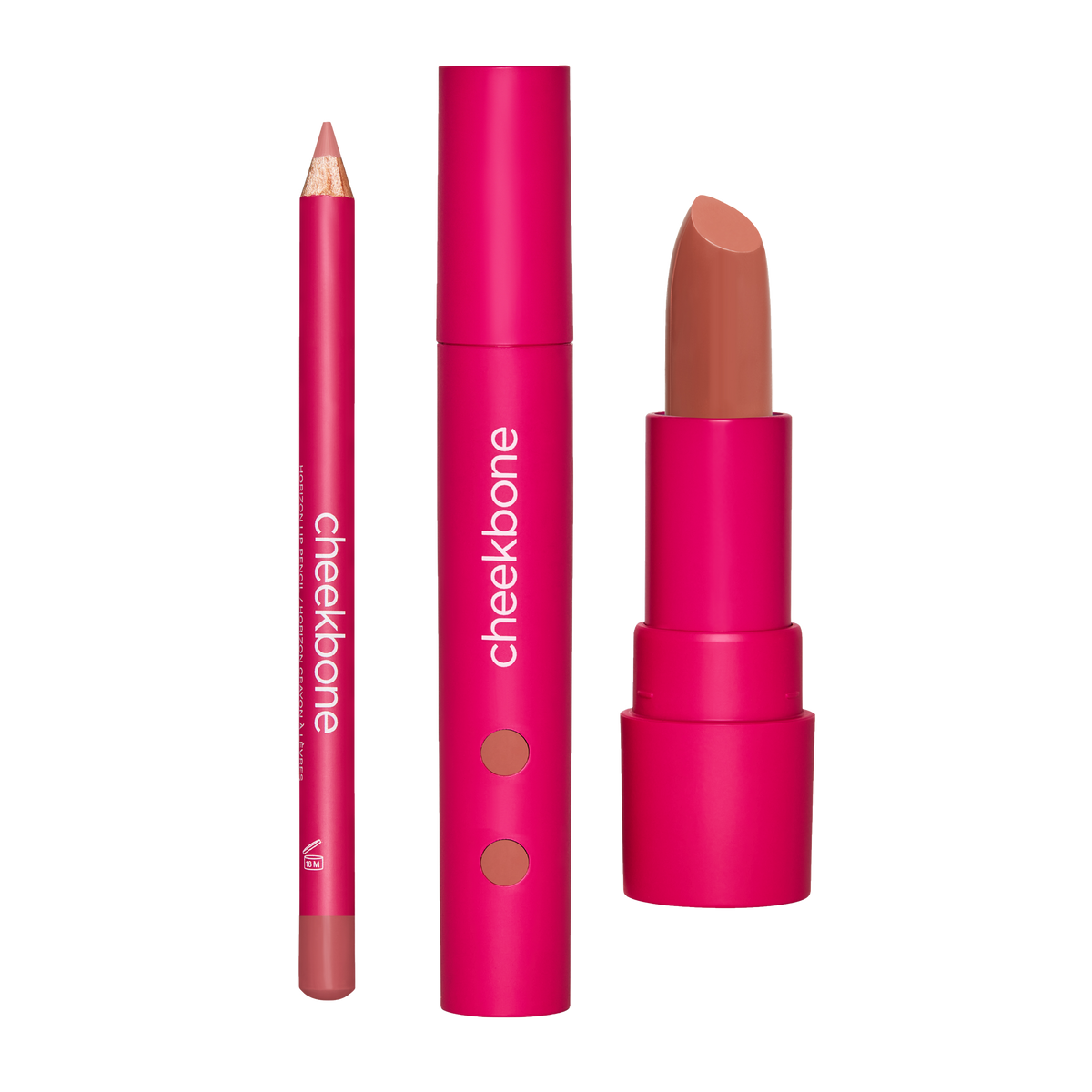 Cheekbone Beauty Nude Lip 套裝｜日常生活及個人護理 | 海外代購-彩妝用品-FIT MART 香港智能健康及運動生活用品專門店：筋膜槍、瑜伽輔助工具、智能健身設備