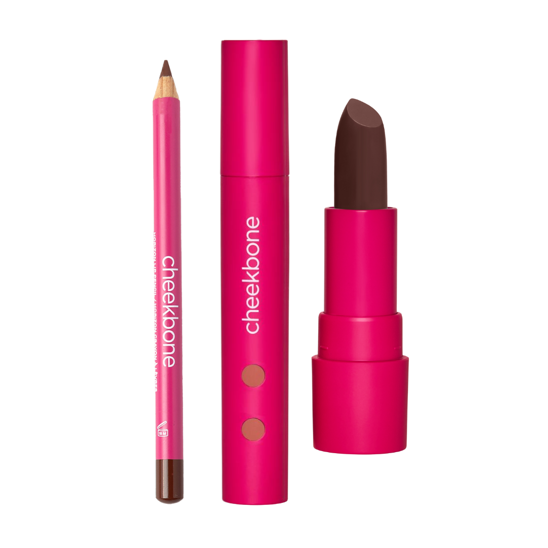Cheekbone Beauty Brown Lip 套裝｜日常生活及個人護理 | 海外代購-彩妝用品-FIT MART 香港智能健康及運動生活用品專門店：筋膜槍、瑜伽輔助工具、智能健身設備