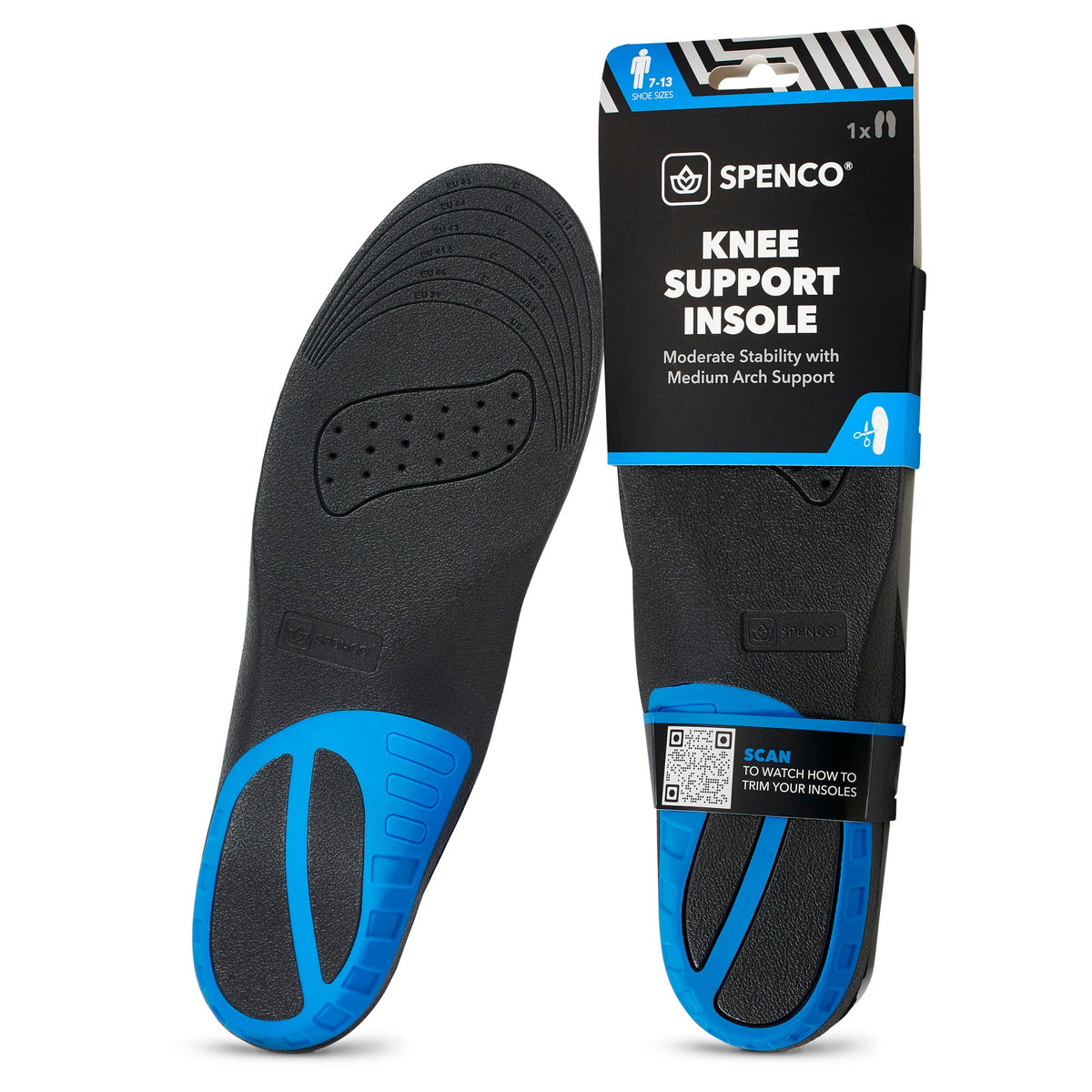 【運動及日常支撐】Spenco Knee Support Insole Trim-to-Fit 鞋墊 | 海外代購-鞋墊-FIT MART 香港智能健康及運動生活用品專門店：筋膜槍、瑜伽輔助工具、智能健身設備