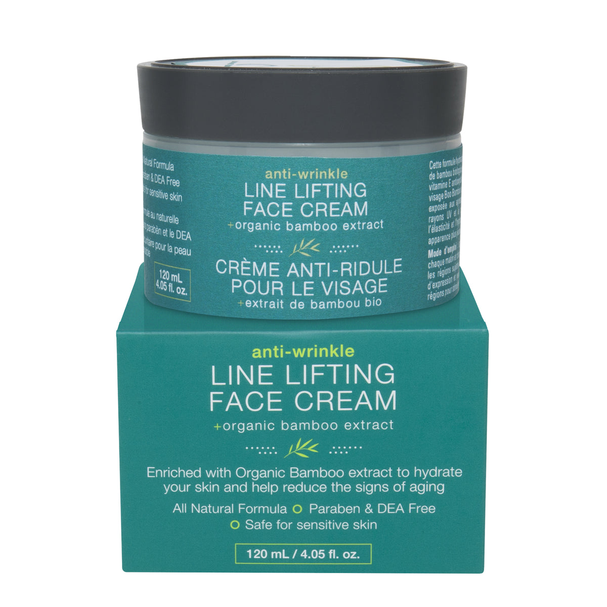 【日常健康生活】Hush Brands Boo 竹纖維 Anti｜Wrinkle Line Lifting 面霜｜120ml | 海外代購-面部保濕-FIT MART 香港智能健康及運動生活用品專門店：筋膜槍、瑜伽輔助工具、智能健身設備