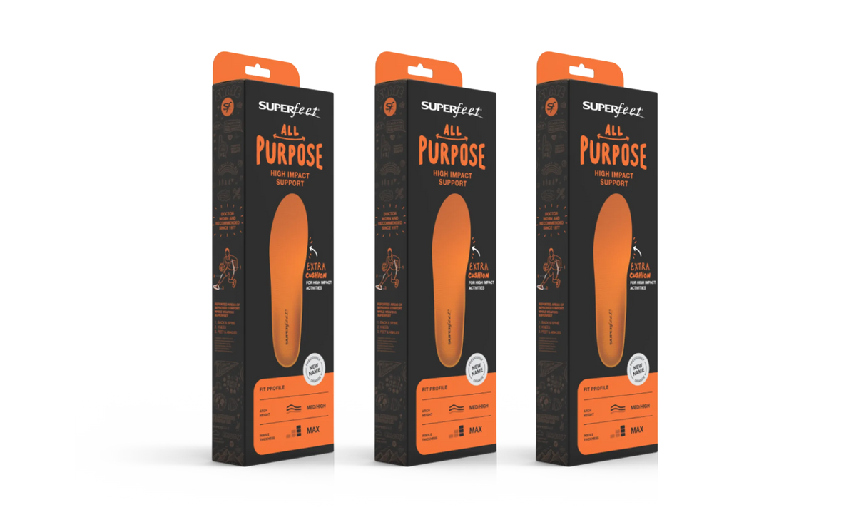 【運動及日常支撐】Superfeet All-Purpose High Impact Support 3-Pack 鞋墊 | 海外代購-鞋墊-FIT MART 香港智能健康及運動生活用品專門店：筋膜槍、瑜伽輔助工具、智能健身設備